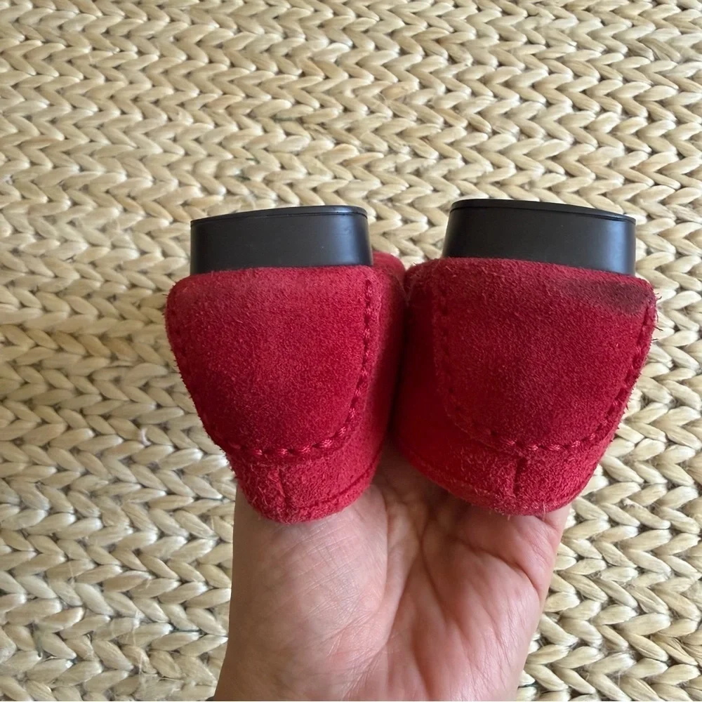 Michael Kors Red Suede Loafers Women’s Size 7